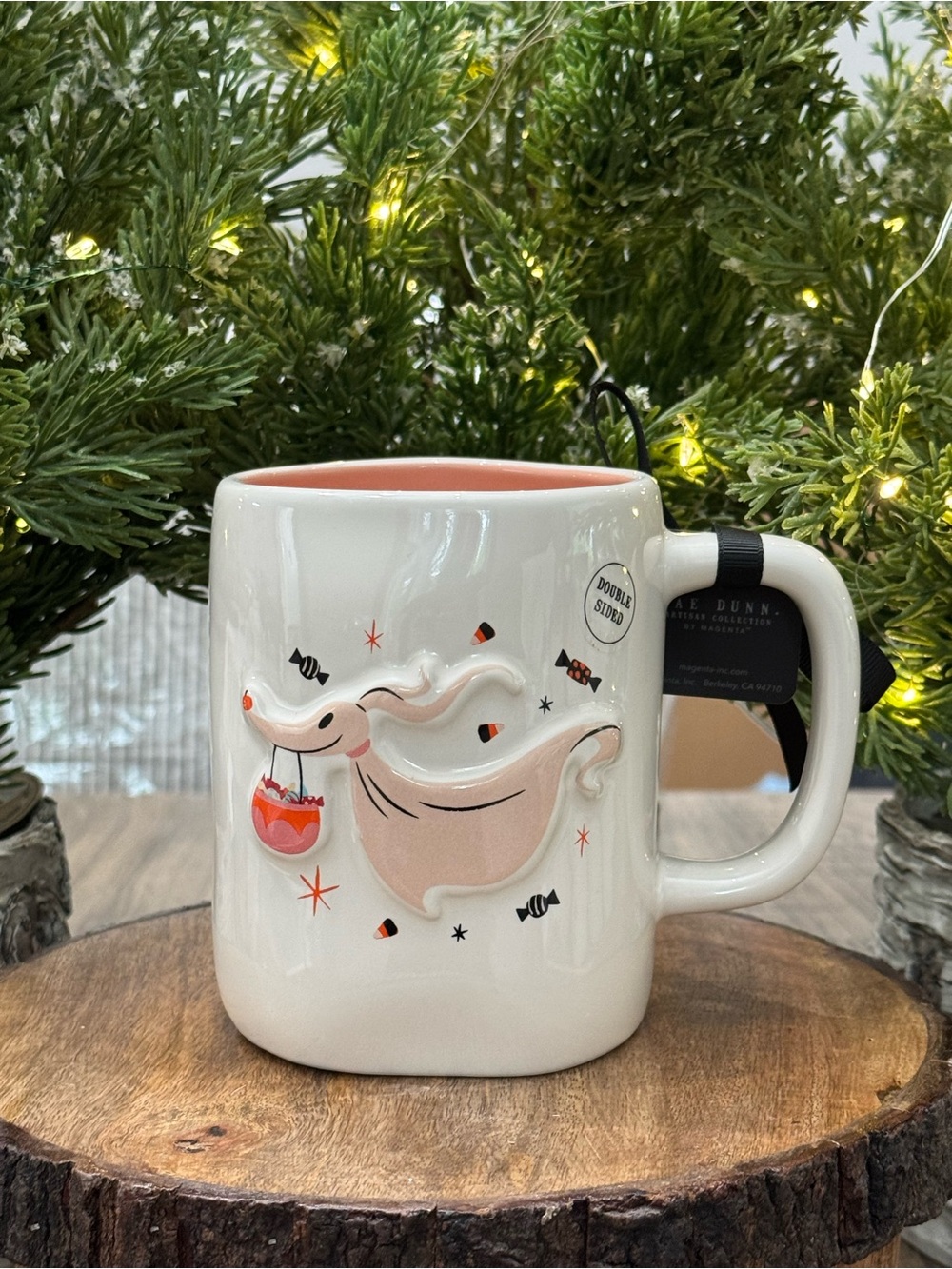 🕸️ Brand NEW w/Tags Rae Dunn Disney Nightmare Before Christmas haunted hound Mug